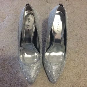 Silver heels